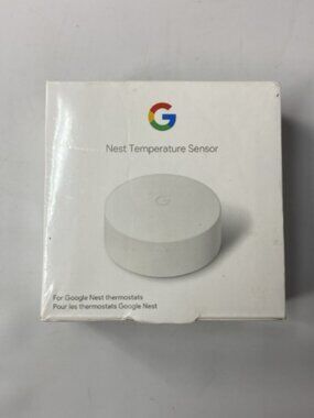 Google Nest Temperature Sensor in White Compatible w/ Nest Thermostats - SEALED